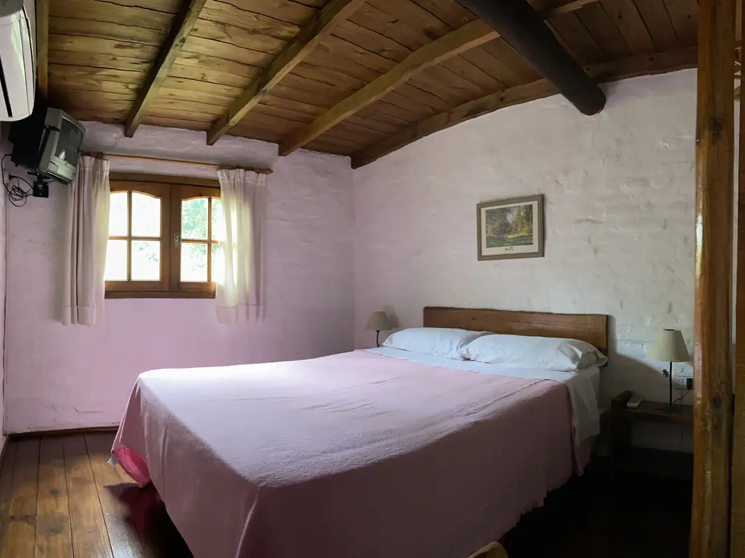 Cabaña 2 personas con entrepiso-Dormitorio-
