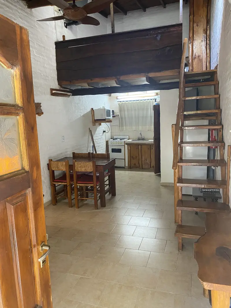 Cabaña 3 personas con entrepisio-Acceso